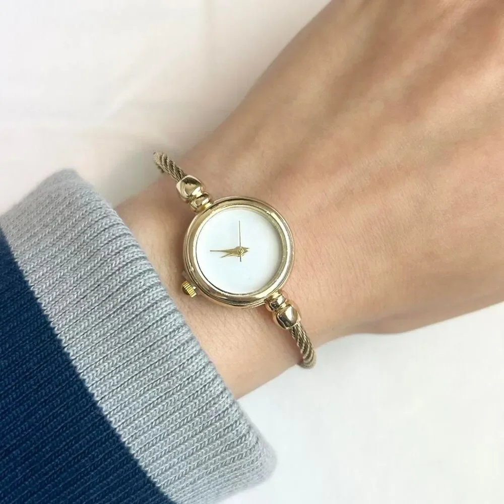 Vintage Inspired Luxury Gold Tone Watch